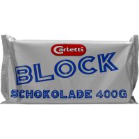 Carletti Block chokolade mørk 400 g