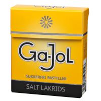 Ga-Jol Gul Salt-Lakrids 8 pakker, 184 g