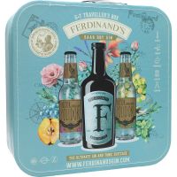Ferdinand's Gin Kuffert Med 2 Flasker Dr. Polidori Dry Tonic Agurk 44% 0,9l