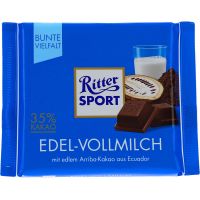 Ritter Sport Mælkechokolade 100 g